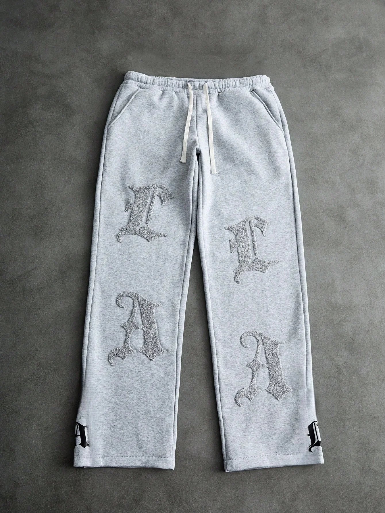 Y2K Retro Straight Sports Pants Quick Dry Vintage Effect Gothic Letter Graphic Print Breathable Daily Jogging Trousers Kids