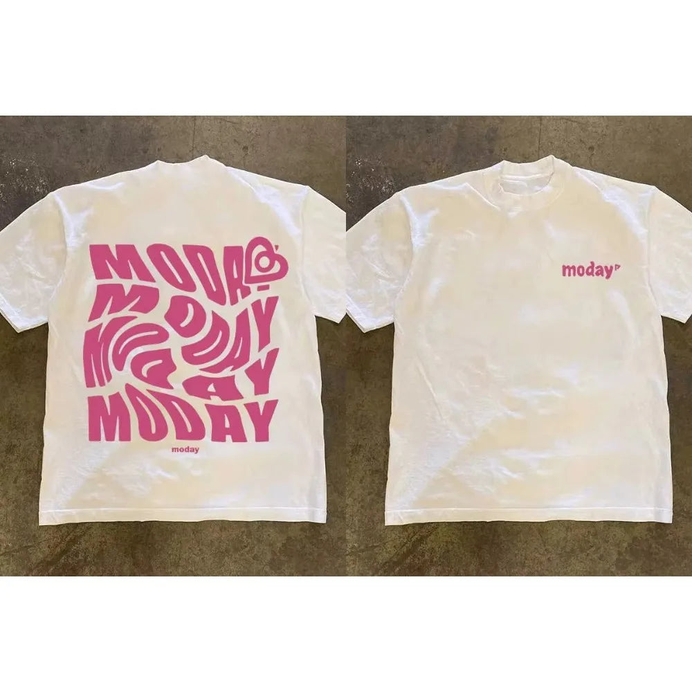 Outdoor Casual Men's Shirts Fashion Y2k Women Street Hip Hop Trend Short Sleeved Harajuku Printing Comfortable Cotton T Shirt