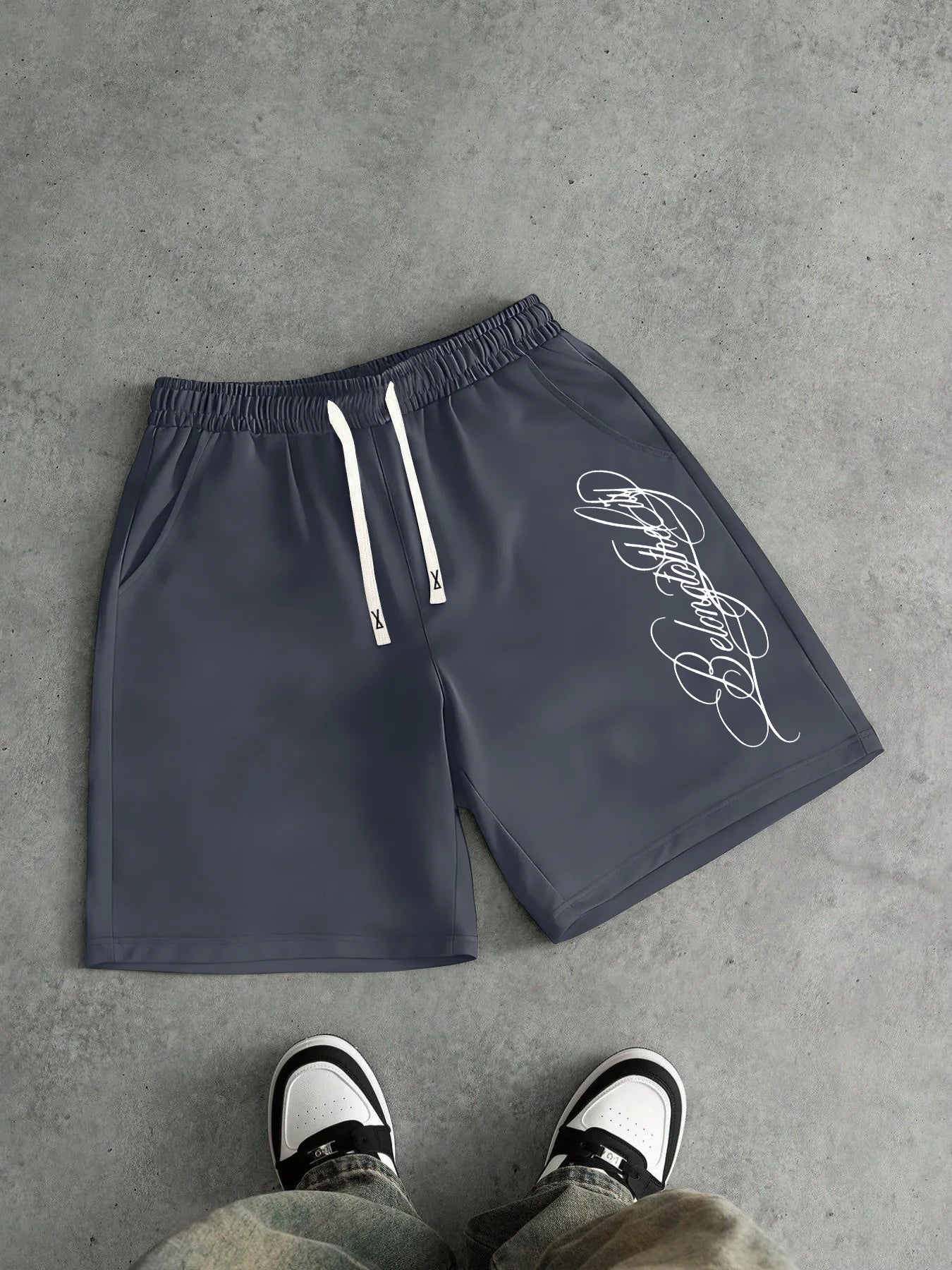 2026 Summer Best-selling Outdoor Sports Casual Fashion Comfortable Simple Letter Pattern Printed Men's Shorts