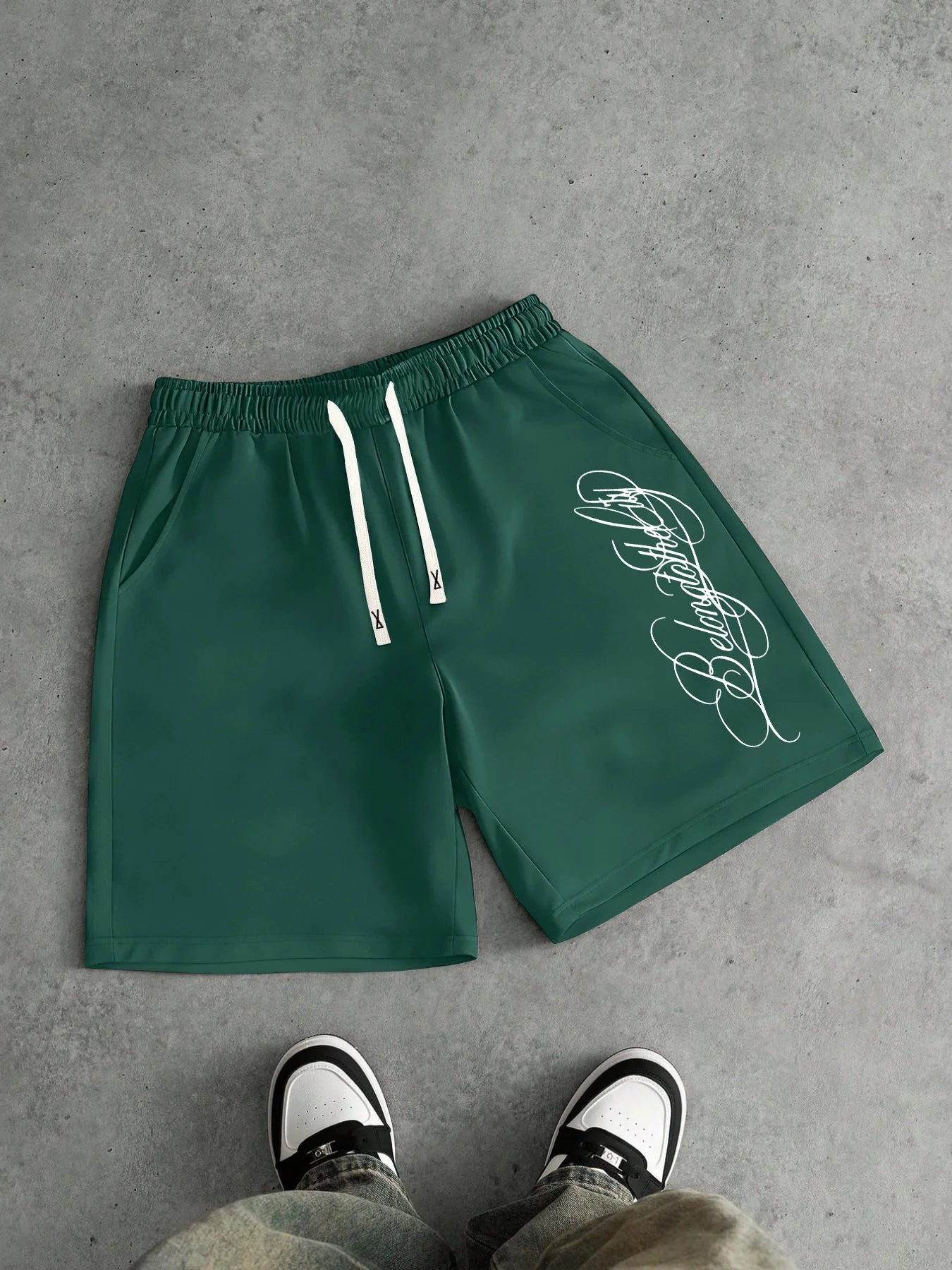 2026 Summer Best-selling Outdoor Sports Casual Fashion Comfortable Simple Letter Pattern Printed Men's Shorts
