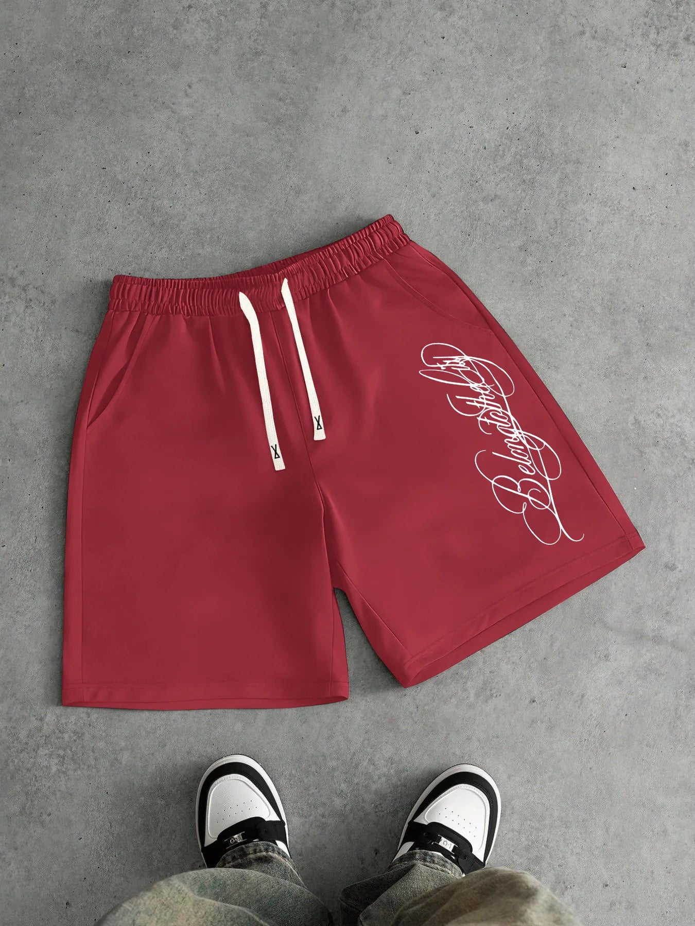 2026 Summer Best-selling Outdoor Sports Casual Fashion Comfortable Simple Letter Pattern Printed Men's Shorts