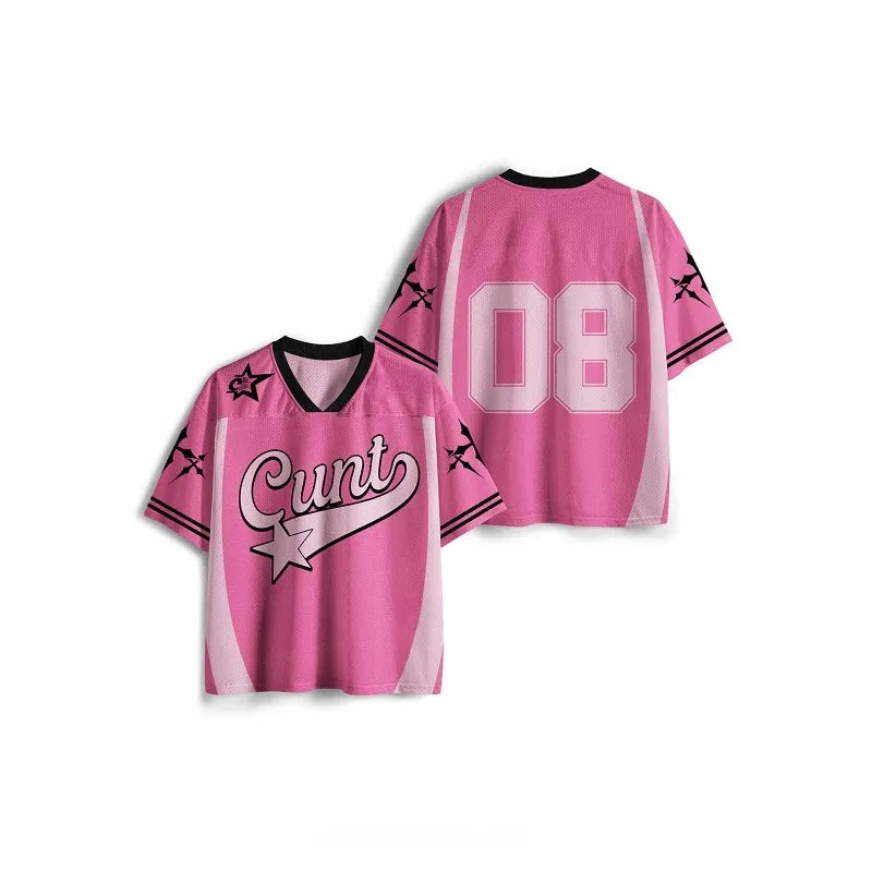 2026 New Jersey Sports Short Sleeved Shirt, V-neck Short Sleeved T-shirt, Sports Fashion 3D Printed Quick Drying Jersey