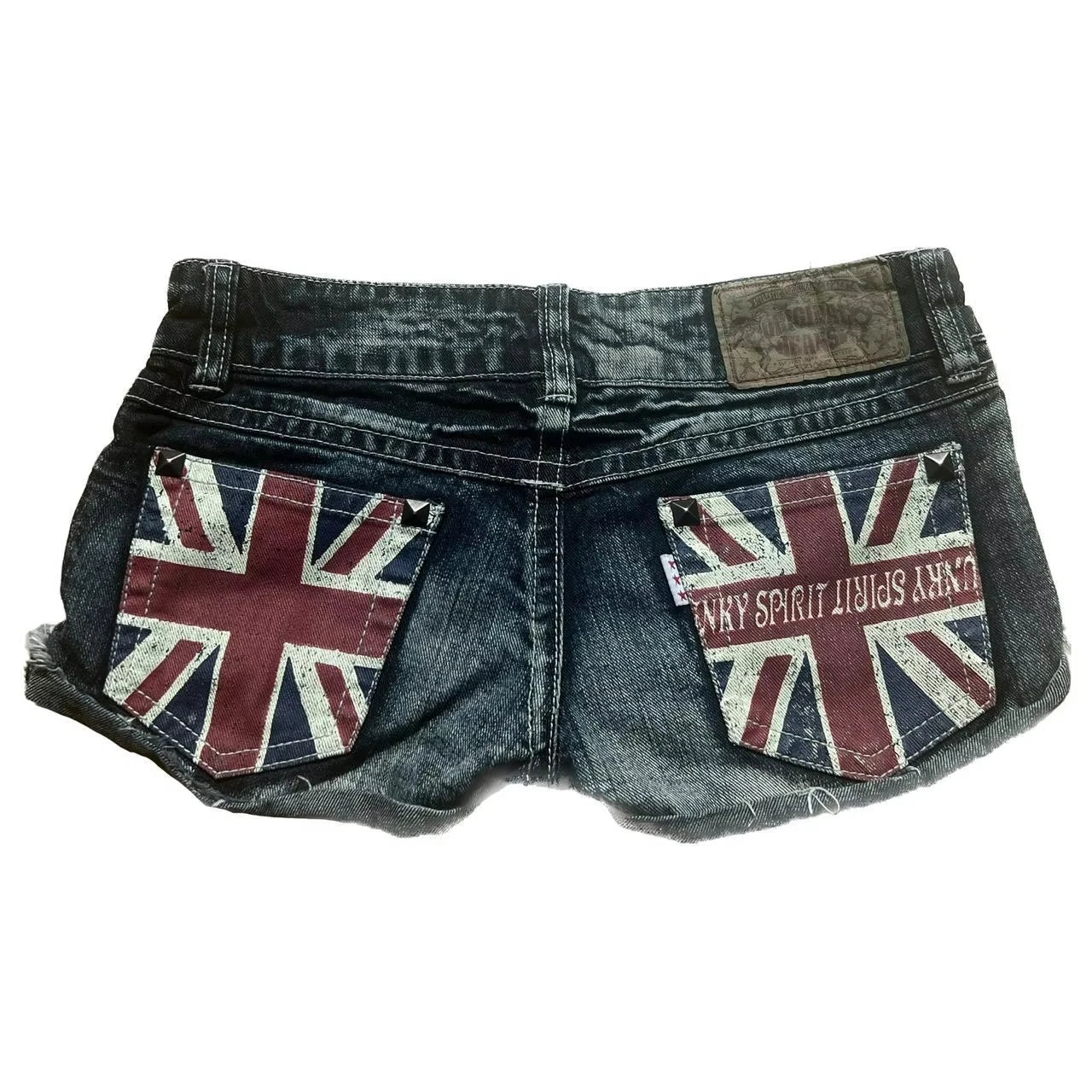 2026 American New Geometric Cherry Blossom Embroidery Wash Jeans Shorts Women Y2K Gothic Hip Hop Popular Casual Joker Shorts