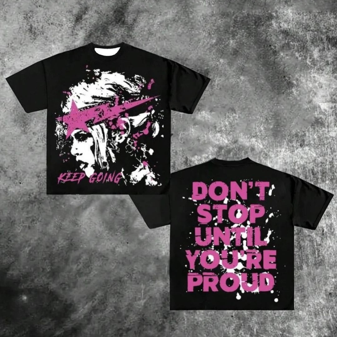 2026 Summer New American Street Trendy Gothic Punk T-shirt for Daily Casual Wear 3D Printed T-shirt for Men and Women Y2k