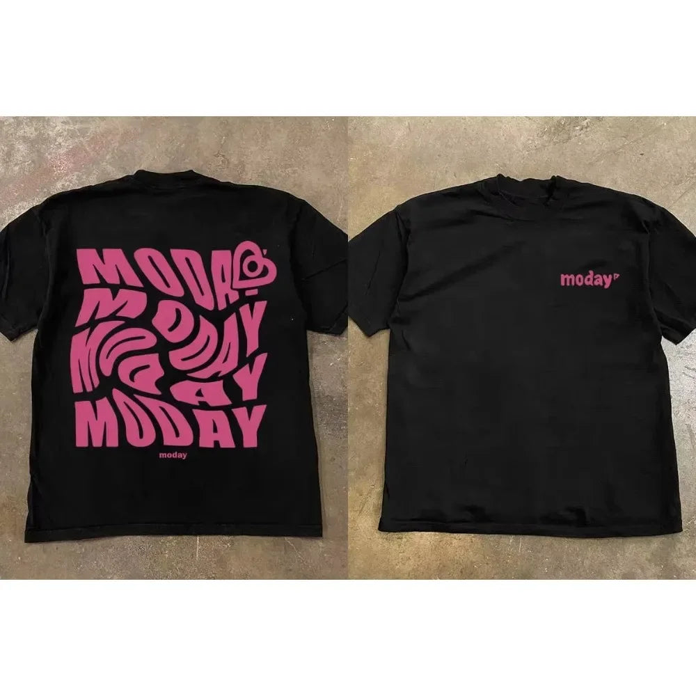 Outdoor Casual Men's Shirts Fashion Y2k Women Street Hip Hop Trend Short Sleeved Harajuku Printing Comfortable Cotton T Shirt