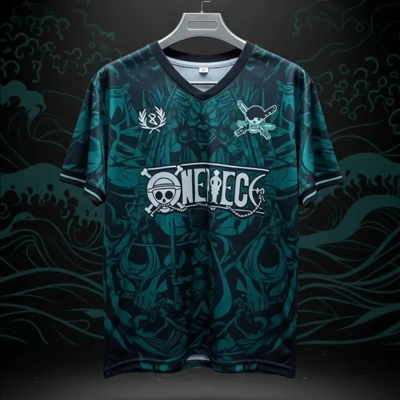Summer 2026 One Piece Roronnoah Solon Theme Full Print Sports Jersey 3D Printed Breathable Quick Dry T-shirt for Boys and Girls