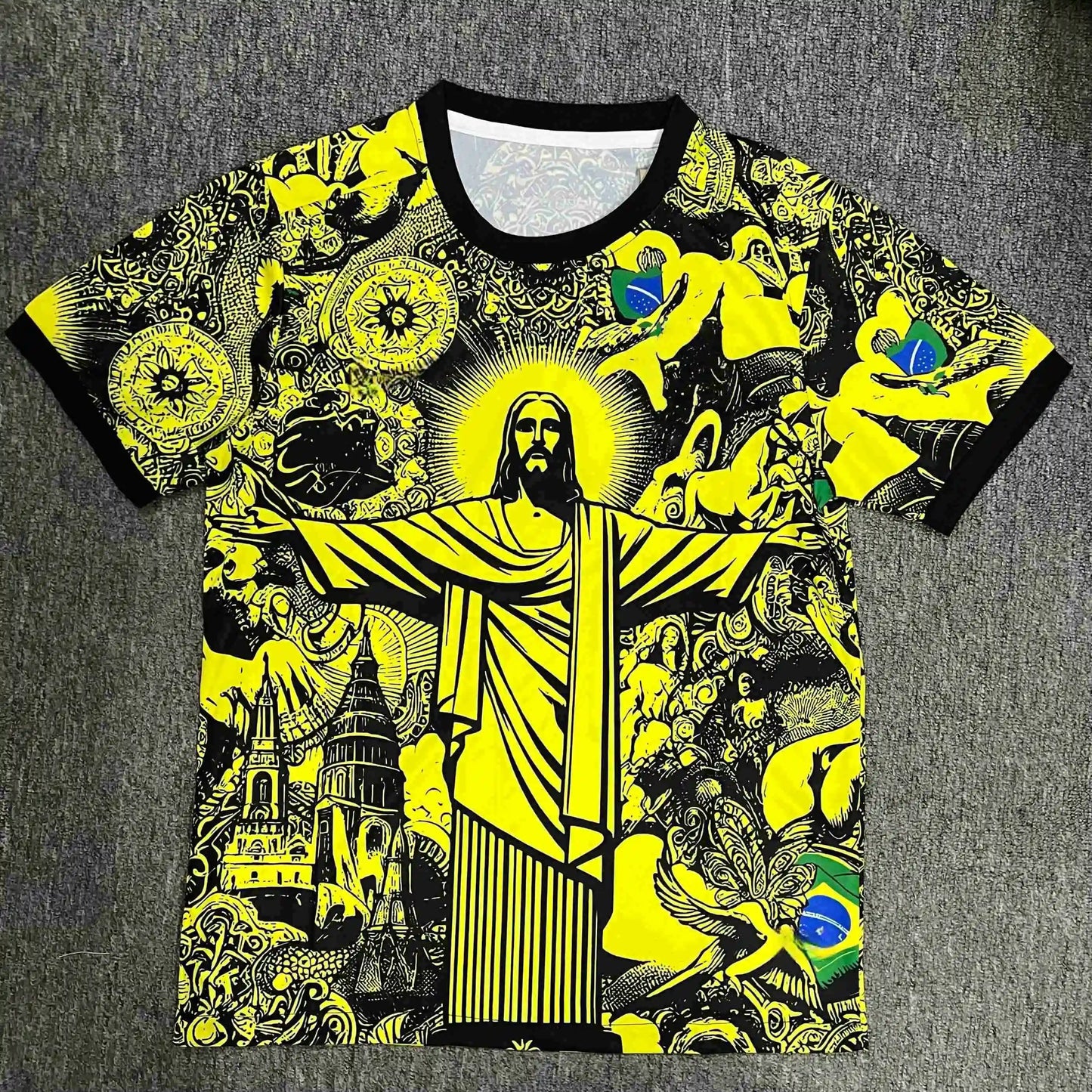 3D Printed Quick Drying T-shirt, Special Edition Football Pattern Short Sleeved Shirt, Breathable Adult and Children's Jersey