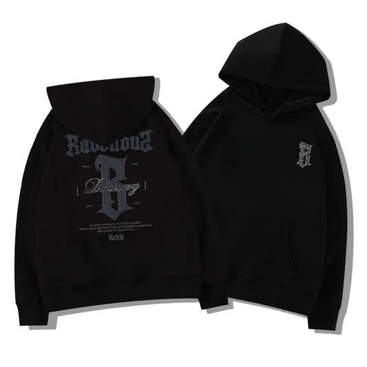 American High Street Jimo Stylish Hooded Autumn Winter Fleece Warm Trendy Brand High-end Casual Adult Men's Daily Versatile Soft